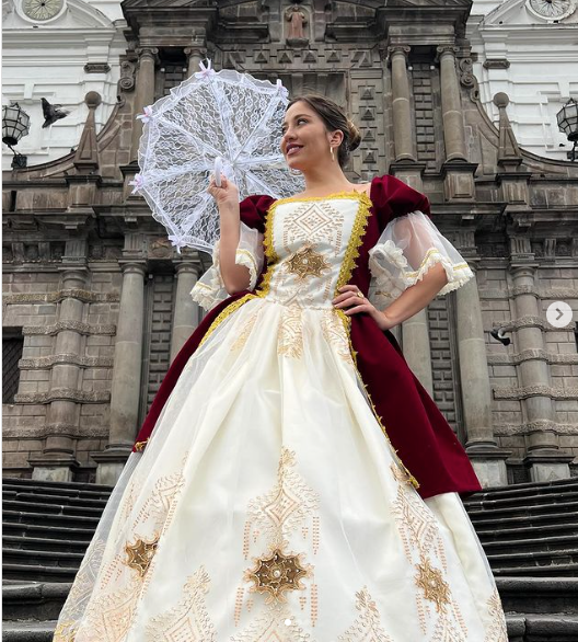 Vestido época Colonial Quito