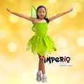 Disfraz infantil de Tinkerbell para niña con alas