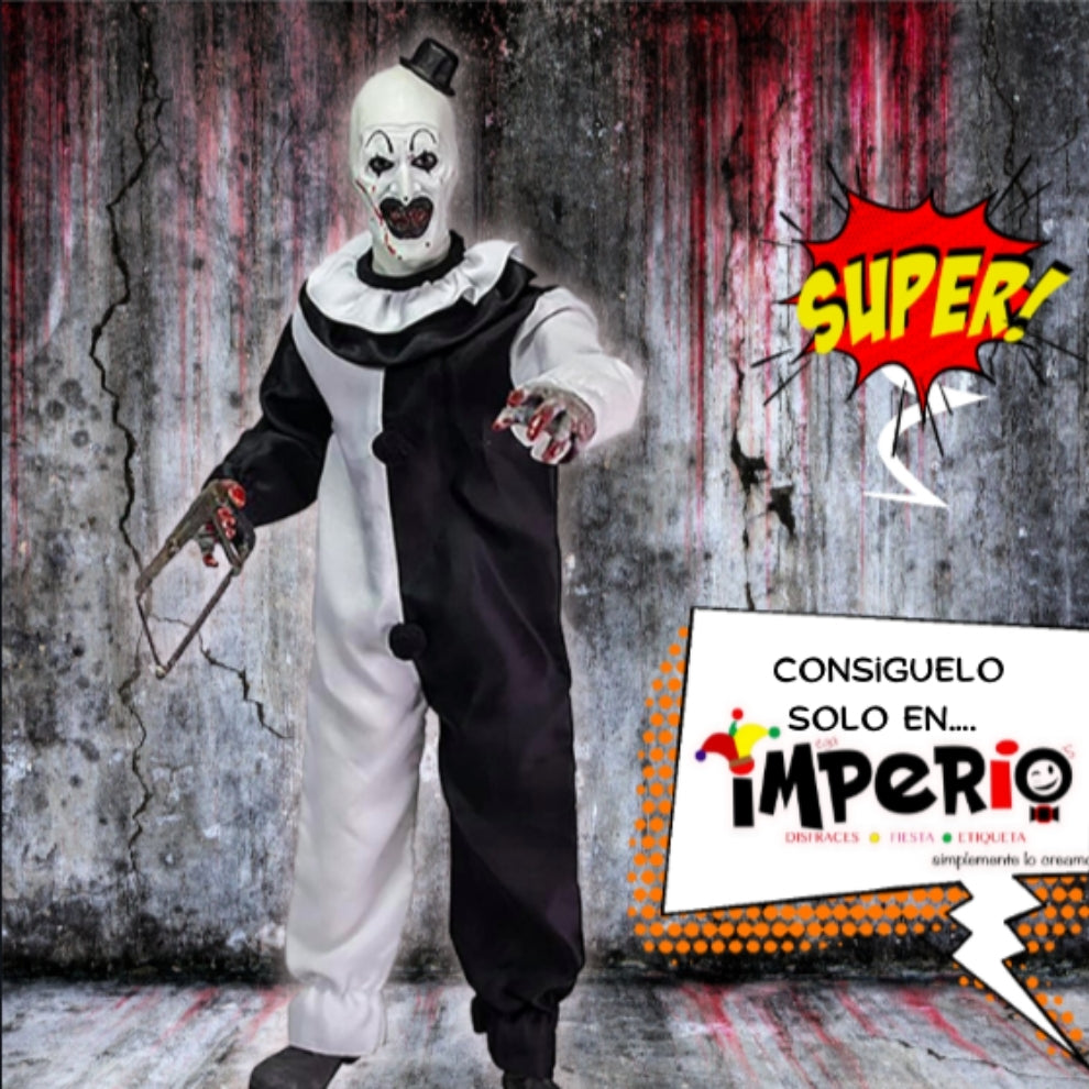 Disfraz de Payaso Terrifier para hombre con máscara