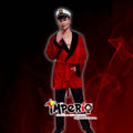 Disfraz de Hugh Hefner para hombre con bata y gorro