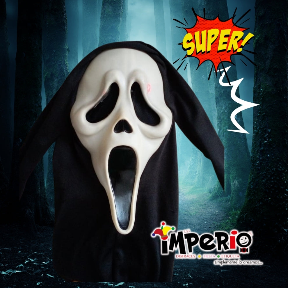 Máscara de Scream con capucha