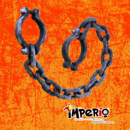 Cadena plástica de preso para disfraz o decoración de Halloween