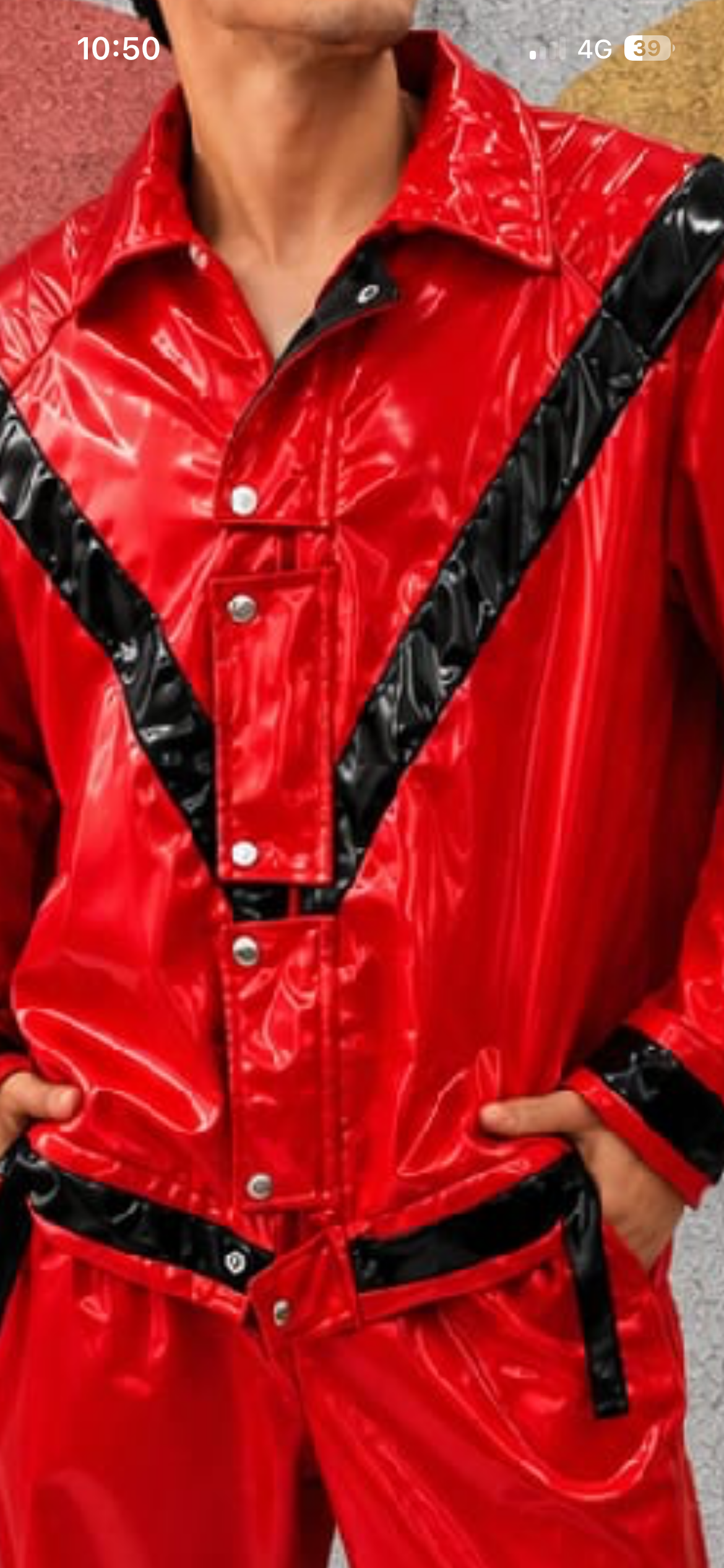 Disfraz Adulto de  Thriller Michael Jackson Cosplay