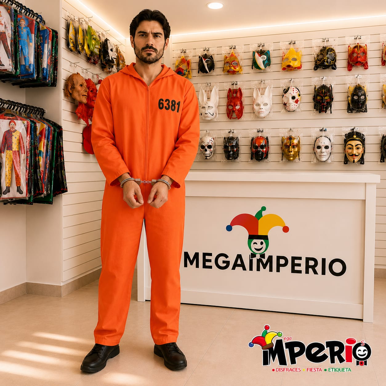 Disfraz de Preso Adulto