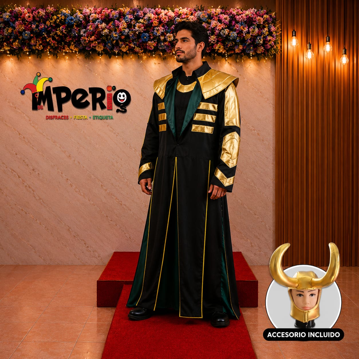 Disfraz/ Cosplay  de Loki Adulto