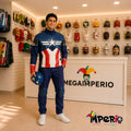 Disfraz/Cosplay  de Capitan America   Adulto (Cuero)