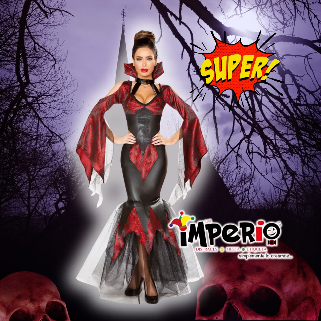 Disfraz de Vampira Sexy   Adulto