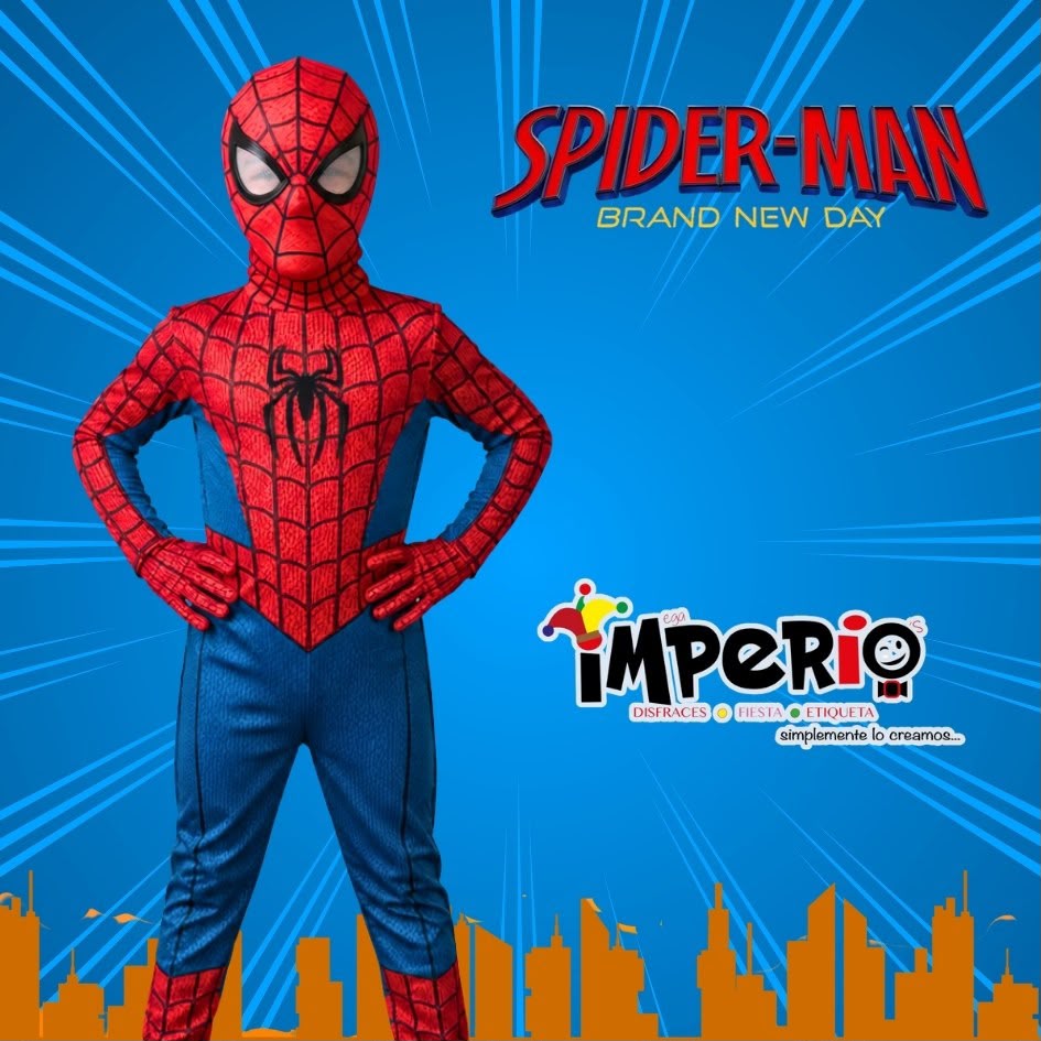 Disfraz de Spiderman Sublimado Niño