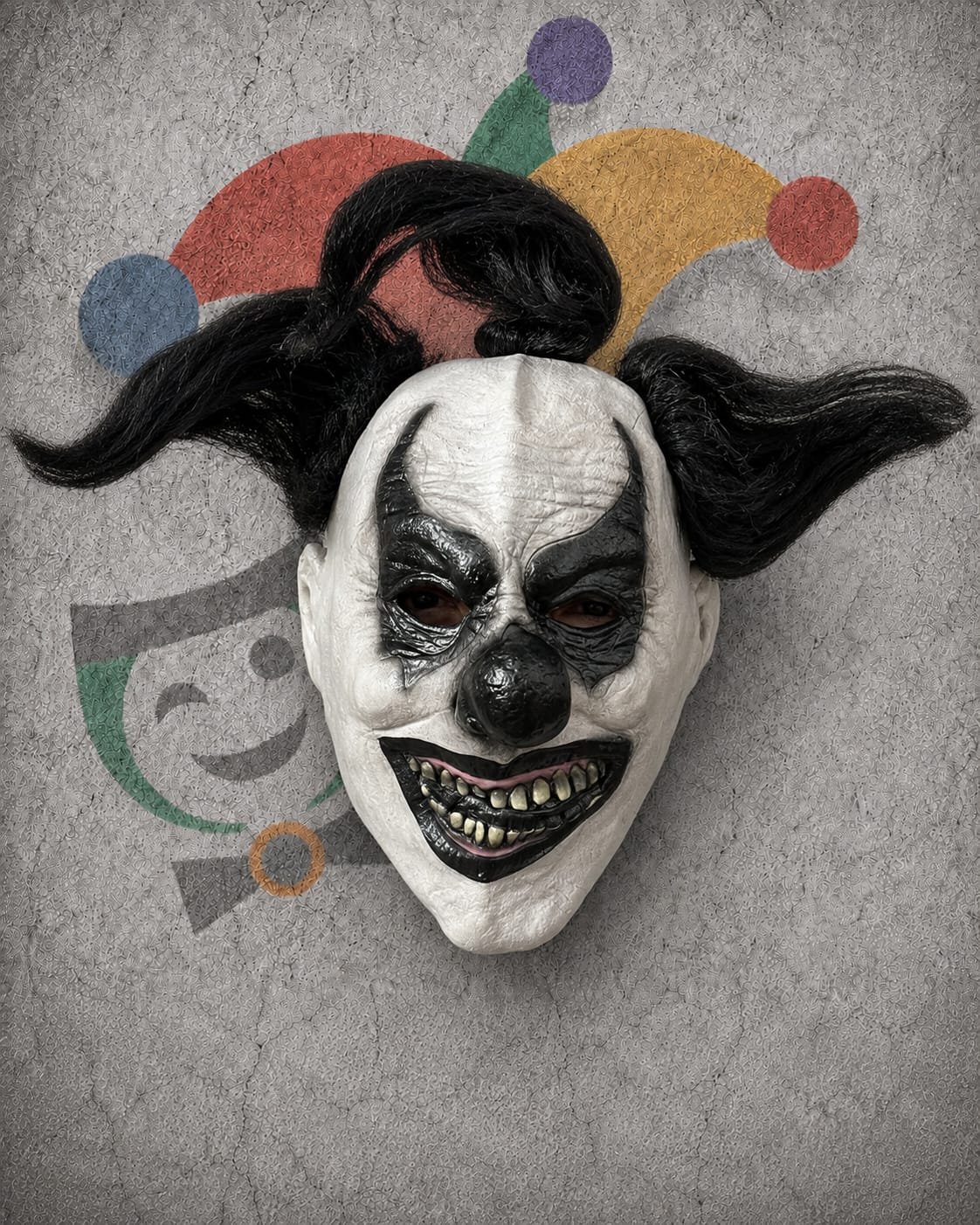 Mascara latex de Payaso Maldito