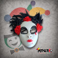 Mascara Catrina Con Pluma