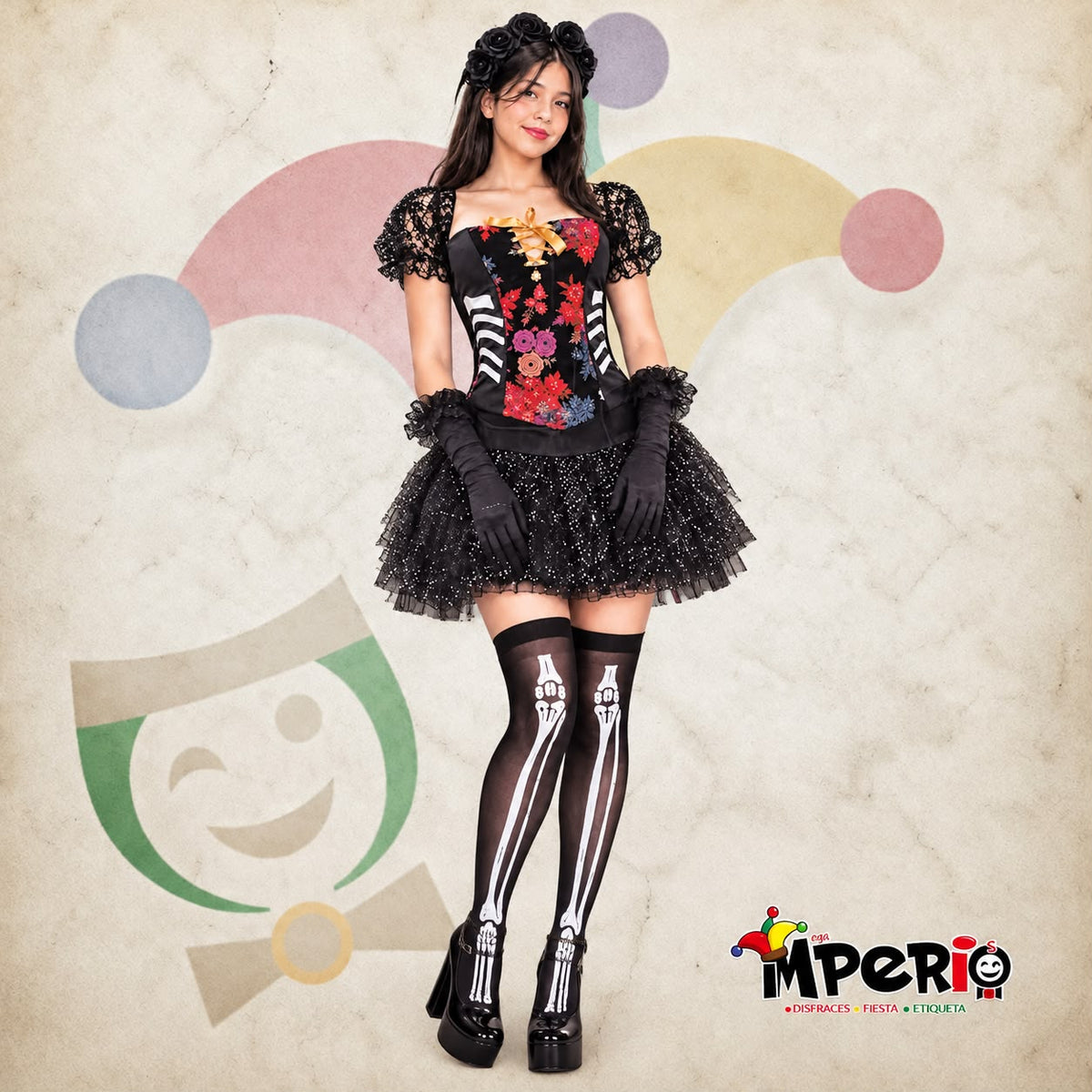 Disfraz Adulto de Catrina